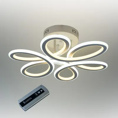 Стельова LED люстра світлодіодний світильник Sunlight білий 097/124W YT Стельова LED люстра світлодіодний світильник Sunlight білий 097/124W YT