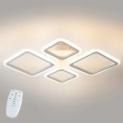 Потолочная LED люстра светильник светодиодный Sunlight белый 5331/2+2 Потолочная LED люстра светильник светодиодный Sunlight белый 5331/2+2