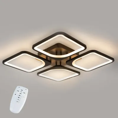 Стельова LED люстра світлодіодний світильник Sunlight чорний 5631/4
