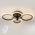 Полочна LED люстра Sunlight 5333/2+2 чорний