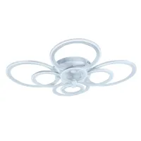 Стельова LED люстра світлодіодний світильник Sunlight білий 5332/2+2+2+2 Стельова LED люстра світлодіодний світильник Sunlight білий 5332/2+2+2+2