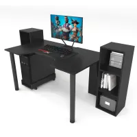 Геймерський стіл ZEUS-Game™ GAMER-5 чорний