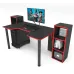 Геймерський стіл ZEUS-Game™ GAMER-5 чорний-червоний Геймерський стіл ZEUS-Game™ GAMER-5 чорний-червоний