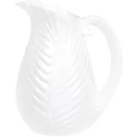 Ваза ceramic Лист папоротника 27.5см белая BonaDi