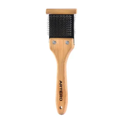 Щітка для видалення підшерстя двостороння гнучка середня Artero Nature Collection 21х6 см