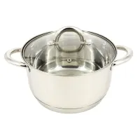 Каструля з кришкою A-PLUS 2159 4.7 л Сталевий