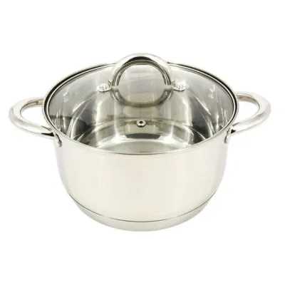 Каструля з кришкою A-PLUS 2159 4.7 л Сталевий