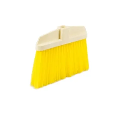 Мітла вулична MASTERTOOL GM YELLOW плоска без ручки 240х40х135 мм пластикова колодка ВР (14-6531)