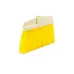 Мітла вулична MASTERTOOL GM YELLOW плоска без ручки 240х40х135 мм пластикова колодка ВР (14-6531)