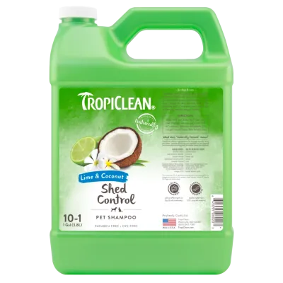 Шампунь-концентрат для ускорения линьки для собак и кошек Tropiclean Lime Coconut 3,8 л