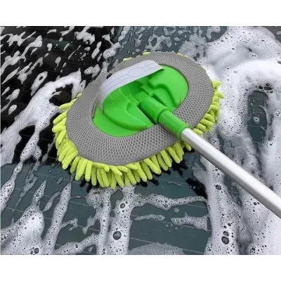 Щетка-швабра Psheko с телескопической съемной ручкой для мытья авто Зеленый (050615) Щетка-швабра Psheko с телескопической съемной ручкой для мытья авто Зеленый (050615)