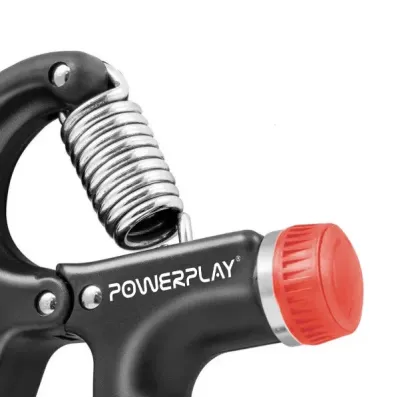 Эспандер кистевой PowerPlay с регулируемой нагрузкой 10-40 кг Strength Grip Черно-красный PP-4323