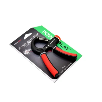 Эспандер кистевой PowerPlay с регулируемой нагрузкой 10-40 кг Strength Grip Черно-красный PP-4323