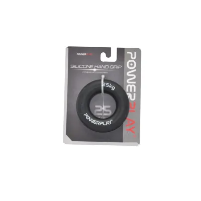 Еспандер кистьовий силіконовий PowerPlay Hand Grip Ring Hard 25 кг Чорний PP-4324