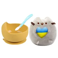 Набір S&T м'яка іграшка Pusheen cat/тарілка Y28/ложка (v-10551) Набір S&T м'яка іграшка Pusheen cat/тарілка Y28/ложка (v-10551)