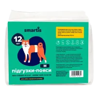 Підгузки Smartis M Для щоденного використання 55x20 см 12 шт