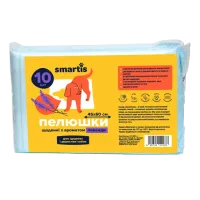 Пелюшки щоденні Smartis з ароматом лаванди 45*60 см 10шт Пелюшки щоденні Smartis з ароматом лаванди 45*60 см 10шт