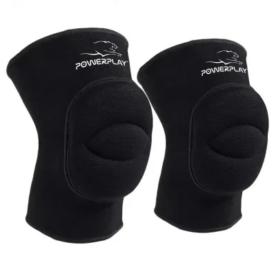 Наколенники PowerPlay PP-8000 Elastic Knee Support пара черные S