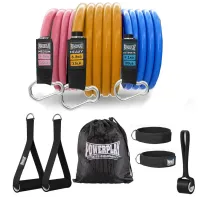 Набір трубчастих еспандерів PowerPlay PP-4101 Expander Tube Set 3шт до 18,2 кг