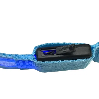Світлодіодний No Brand Blue L LED нашийник USB