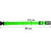 Светодиодный LED ошейник No Brand Green L USB