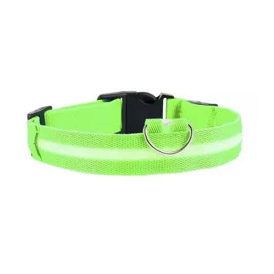 Світлодіодний LED нашийник No Brand Green L USB