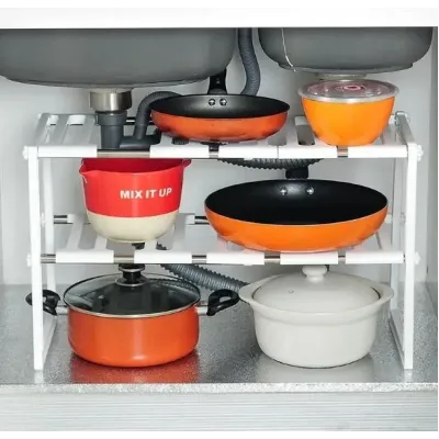 Регулируемая полка для хранения VigohA KITCHEN RACK 38-70 см Регулируемая полка для хранения VigohA KITCHEN RACK 38-70 см