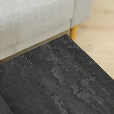 Журнальный стол Adore Décor Квадро M Квадратный 60х60х47 см Белый/угольный камень