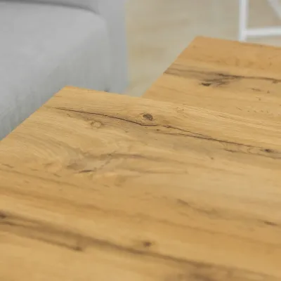 Журнальний стіл Adore Décor Квадро M Квадратний 60х60х47 см Білий/Дуб Журнальний стіл Adore Décor Квадро M Квадратний 60х60х47 см Білий/Дуб