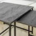 Журнальный стол Adore Décor Квадро M Квадратный 60х60х47 см Черный/Угольный камень