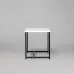 Журнальний стіл Adore Décor Квадро S Квадратний 40х40х43 см Чорний/Білий Журнальний стіл Adore Décor Квадро S Квадратний 40х40х43 см Чорний/Білий