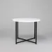 Журнальный стол Adore Décor Модерн M Круглый 60х60х47 Черный/Белый