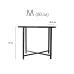 Журнальный стол Adore Décor Модерн M Круглый 60х60х47 Черный/Белый