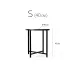 Журнальный стол Adore Décor Модерн S Круглый 40х40х43 см Черный/Угольный камень