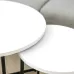 Журнальний стіл Adore Décor Модерн S Круглий 40х40х43 см Чорний/Білий Журнальний стіл Adore Décor Модерн S Круглий 40х40х43 см Чорний/Білий