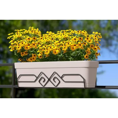 Металева підставка для квітів та вазонів Adore Décor 12х16х51 см Чорний