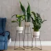 Комплект металевих підставок для квітів та вазонів Adore Décor Скандинавські 3 шт Чорний Комплект металевих підставок для квітів та вазонів Adore Décor Скандинавські 3 шт Чорний