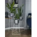 Комплект металевих підставок для квітів та вазонів Adore Décor Скандинавські 3 шт Білий