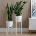 Комплект металевих підставок для квітів та вазонів Adore Décor Британські M/S 2 шт Білий