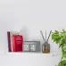 Настінна полиця для книг та декору Adore Décor Одинарна 22х60х18 см Білий