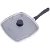 Сковородка-гриль Grill Pan 28х28см со стеклянной крышкой Kamille