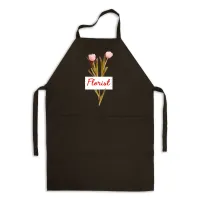 Фартух чорний кухонний з принтом для флориста Florist Флорист Червоний напис Тюльпани ФА000743 Кавун 68 см Фартух чорний кухонний з принтом для флориста Florist Флорист Червоний напис Тюльпани ФА000743 Кавун 68 см