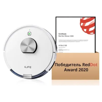 Робот-пилосос iLife L100 Wi-Fi Білий (2000620188) Робот-пилосос iLife L100 Wi-Fi Білий (2000620188)