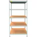 Металевий стелаж Emby Light Series 5 полиць ДСП до 100 кг 2400х900x600 мм