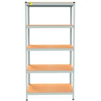 Металлический стеллаж Emby Light Series 2400х900x300 мм 5 полок ДСП до 100 кг Металлический стеллаж Emby Light Series 2400х900x300 мм 5 полок ДСП до 100 кг