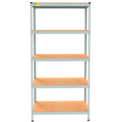 Металевий стелаж Emby Light Series 2400х900x300 мм 5 полиць ДСП до 100 кг