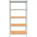 Металевий стелаж Emby Light Series 2400х900x300 мм 5 полиць ДСП до 100 кг
