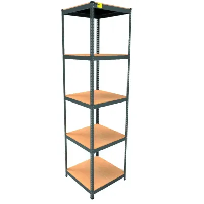 Металлический стеллаж Emby Light Series 2400х600x600 мм 5 полок ДСП до 100 кг