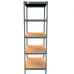 Металлический стеллаж Emby Light Series 2400х600x600 мм 5 полок ДСП до 100 кг