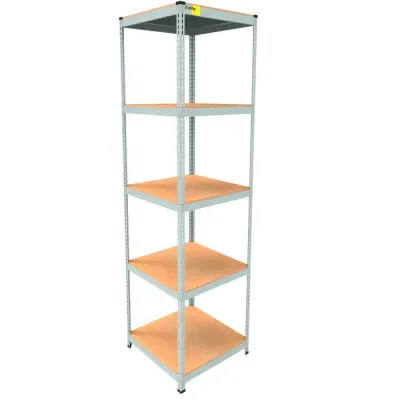 Металевий стелаж Emby Light Series 2400х600x600 мм 5 полиць ДСП до 100 кг